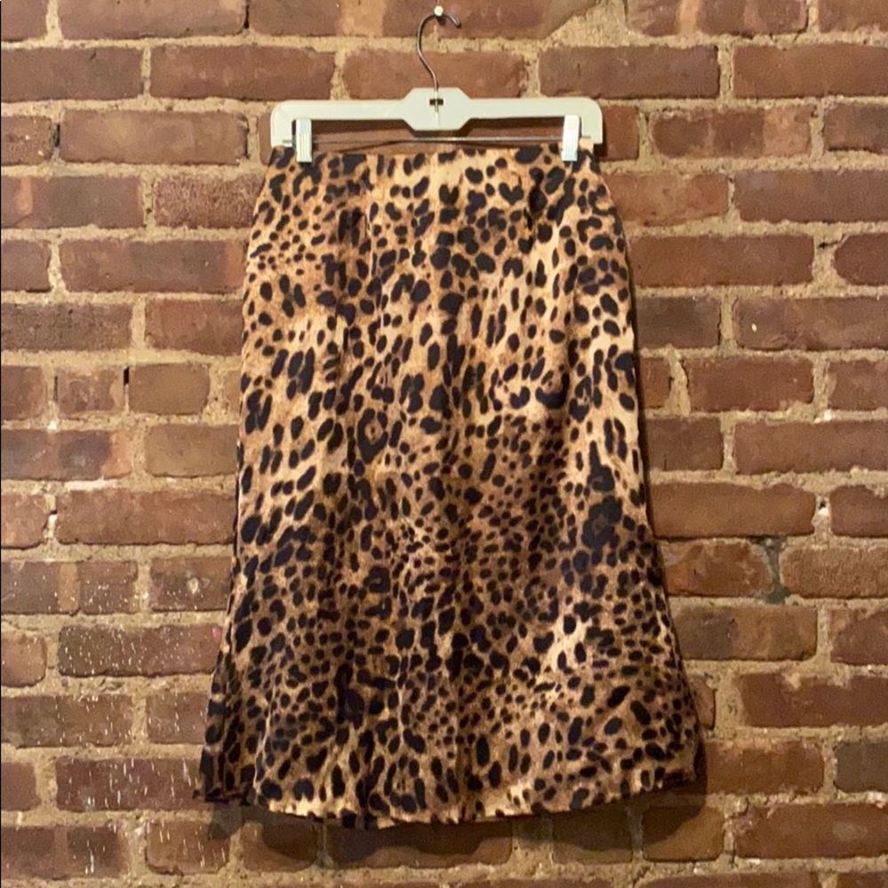 Silk Midi Skirt